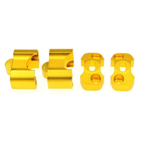 Abrazaderas ajustables Mipcase de 28mm con aleación de aluminio para elevar manillar 4