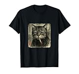 Cat Sumi-e Kawaii Ink Painting Japanese Cute Gifts