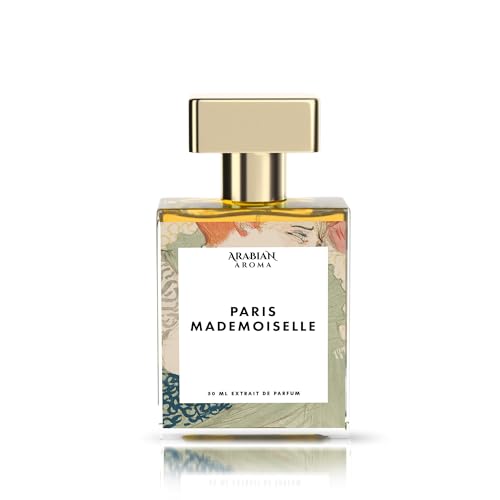 Image of Arabian Aroma Paris Mademoiselle for Women | Deep Amber Floral Fragrance | Long-Lasting Premium Arabic Scent, Extrait de Parfum, 50 Ml.