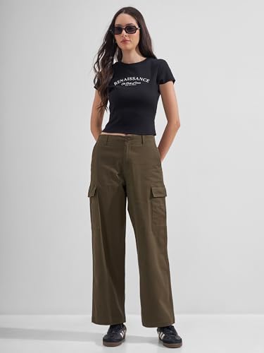 Image of Tokyo Talkies Women Linen, Cotton, Trousers for Woman, Palazzo Pants for Woman