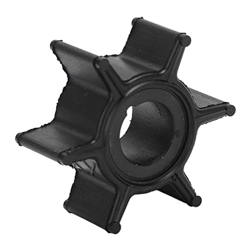 Impulsor de Bomba de Agua Fuera de borda VOBOR 47‑16154‑3 6 Cuchillas de Repuesto de Goma para Impulsor de Bomba de Agua de Barco 2‑6HP Cover