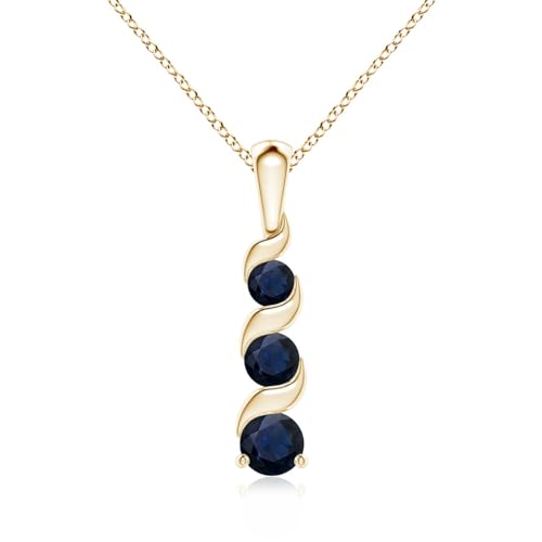 Angara Natural Blue Sapphire Pendant for...