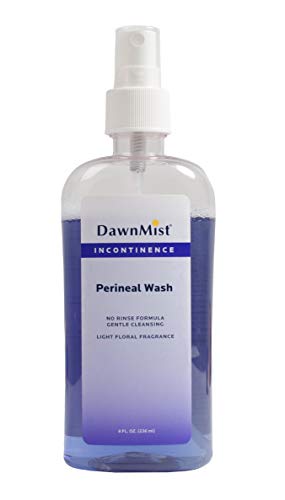 Dukal Perineal Wash. Bottle of Rinse-Free Perineal Spray 8 oz. Gentle Skin Cleanser. Fresh Floral Fragrance Cleans, Removes Soils and Odors. Scented Perineal Wash for Cleansing, Deodorizing The Skin