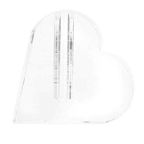 Rose Display Stand, Heart Shaped Acrylic Rose Holder Transparent Flower Base for Single Rose Transparent Flower Base for Single Rose