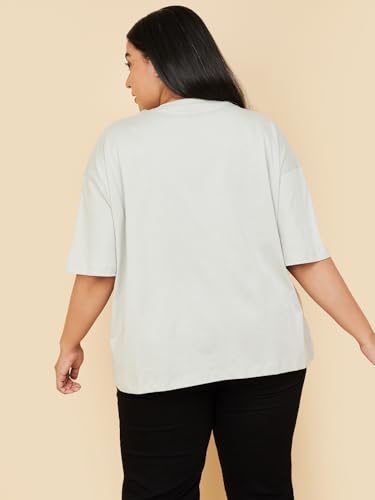 Image of Max Plus Size Women Solid T-Shirt