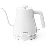 Ulalov Electric Gooseneck Kettle Ultra Fast Boiling Hot Water Kettle 100% Stainless Steel for Pour-o