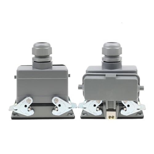 Conector resistente de 16 pines con cubierta impermeable industrial HDC-HE-16