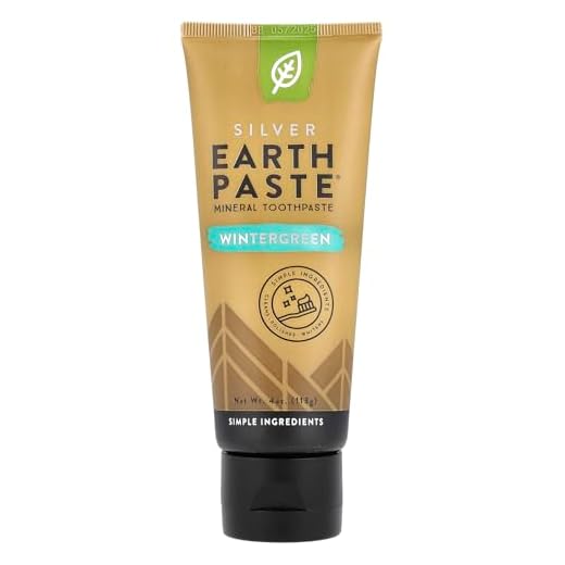 REDMOND - Earthpaste All Natural Non-Fluoride Vegan Non GMO Real Ingredients Toothpaste, Wintergreen 4 Ounce Tube (Pack of 3) (Packaging May Vary)