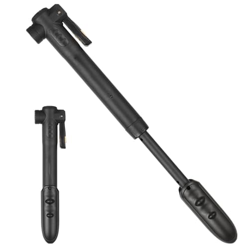 Bomba de rampa portátil - Marco 100 PSI - inflado de bicicleta - Montaje en marco - Bomba de aire para bicicleta, bicicleta eléctrica, bicicleta de carretera