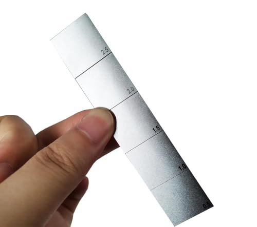 Bloque de calibración para medidor ultrasónico de espesores, bloque de prueba de 5 escalones en acero al carbono 1018 con espesores de 0.5 mm, 1.0 mm, 1.5 mm, 2.0 mm y 2.5 mm miniatura 3