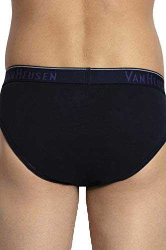 Image of Van Heusen Men's Cotton Brief Pack of 1| Ribbed Cotton | Anti-Bacterial | Stay fresh | Sweat Absorbant | Moisture-Wicking | Long Lasting Colors |Breathable Combed Cotton for extra comfort | Soft Waistband | Soft Touch | Style 10004