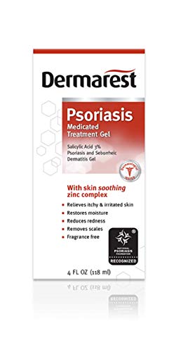 Dermarest Psoriasis Medicated Treatment Gel, 4 Ounces (4 Packs)