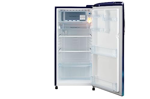 Image of LG 190L 3 Star Direct-Cool Single Door Refrigerator (GL-B201ABCD, Blue Charm, Fast Ice Making)