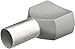 Price comparison product image Knipex Twin wire ferrules with plastic collar 200 pieces each 97 99 371