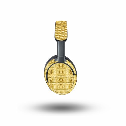 Image of MightySkins Skin Compatible with Bose QuietComfort Ultra - Golden Croc | Protective, Durable, and Unique Vinyl Decal wrap Cover | Easy to Apply, Remove, and Change Styles