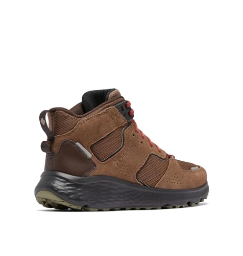 Columbia Mens Benson Mid Hiking Shoe, Dark Brown/Spice, 8.5 - image 9