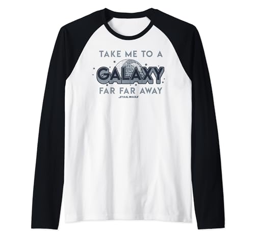 T-shirt Baseball Star Wars Raglan New Galaxy Quote pour Style Urbain