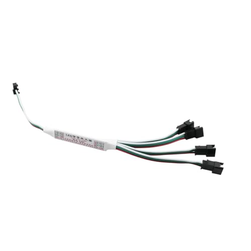 Amplificador RGB IC TTL 1 a 4 para tiras de luz WS2812B miniatura 1