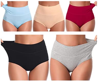 � High Waist Regular Plus Size Panties ( 40 Till 44 ) Pack of 3 Multicolor
