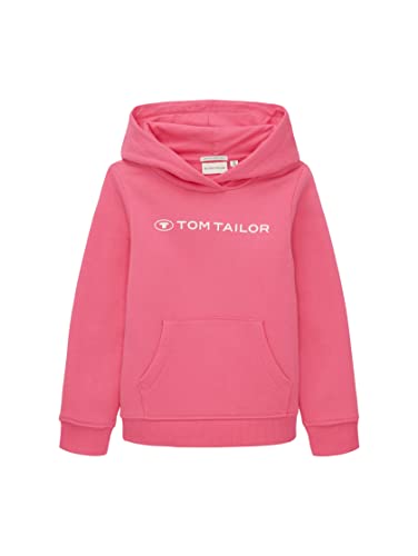 TOM TAILOR Mädchen 1038882 Hoodie mit Schriftzug, 15799-carmine pink,...