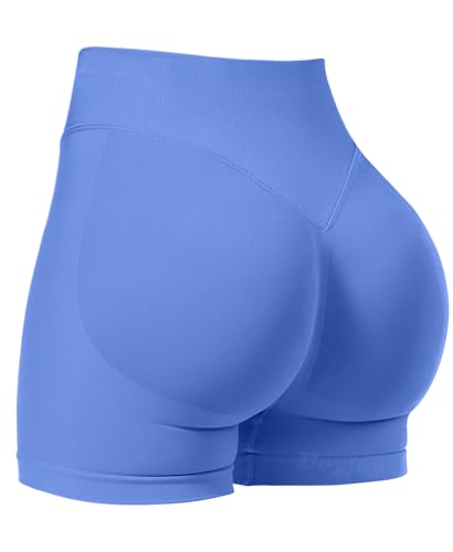 Image of VOYJOY Women Workout Impact Shorts 2.5 inch / 3.6 inch / 4.5 inch / 6 inch Scrunch Butt Booty | Tummy Control, High Waisted, Bike Short, Gentle Compression, for Women