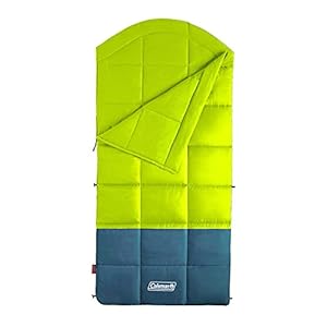 Coleman Kompact Sleeping Bag, Indoor/Outdoor Lightweight Sleeping Bag for Adults, 20°F/30°F/40°F Options for Camping, Hiking, Backpacking with Included Compression Sack
