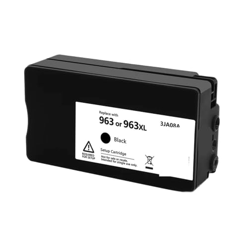 Cartouche encre 963XL noire compatible H963XL-1 pour OfficeJet Pro 9010 9012 9020
