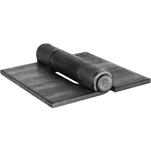 Bluedex 6 Pack Metals 4-3/8"X4-1/8” Heavy Duty Weldable Hinges -Thickness 5 Mm Weld On Hinges - Solid Steel Butt Hinge Design For Heavy Gates & Doors - Corrosion & Rust Resistant #TOP4