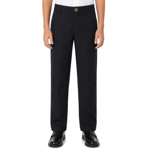 Image of Bienzoe Boys School Uniform Pants: Adjustable Waist Flat Front | Students Ages 6-13, Classroom Days, Picture Day, Awards, Open House, Chapel, Family Events, Lean-To-Regular Builds, Neat Look