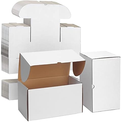 EYMPEU 20 Pack 11X6X6 Inch Brown Cardboard Boxes, Packing Boxes Can be used for Small Items, Toys, Stationery etc Cover