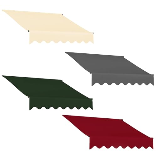 Tissu De Rechange for Auvent De Terrasse Rétractable, Toile for Store Banne, Anti-uv Et Imperméable, Cadre Non Inclus, Toile D'Auvent Tissu De Rechange for...