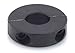 Climax Metal H2C-062 Shaft Collar, Steel With Black Oxide Finish , Two Piece, 5/8" ID, 1-1/2" OD, 13/32" Wide, With 10-32 x 1/2 Set Screw