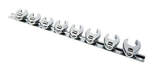 Juego de 8 llaves Crowfoot 3/8'' SAE miniatura 2