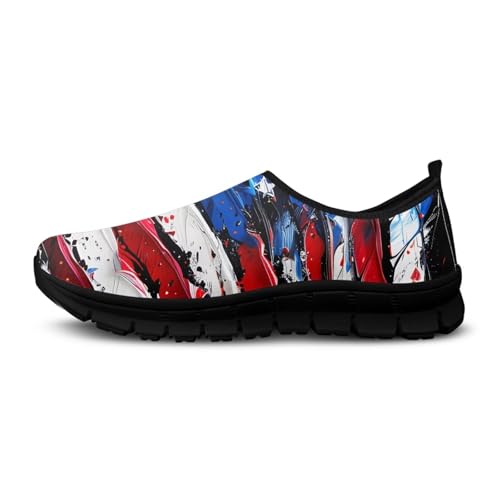 Image of Women's Loafers Slip On Slip Shoe Casual Walking Shoes Non Slip Work Shoes Mesh Athletic Sneakers
