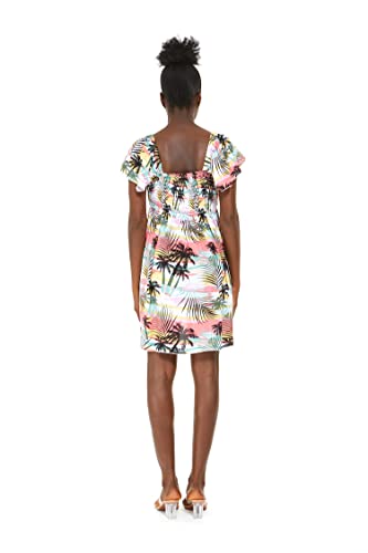 Image of Hawaii Hangover Family Matching Hawaiian Clothes, Neon Sunset Pink | Family Matching Hawaiian Clothes, Neon Sunset Pink, lightweight rayon, machine washable, tropical floral print, luaus