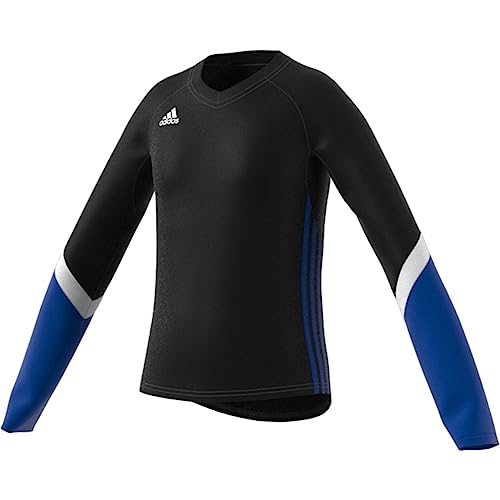 adidas Girl's Quickset Multicolor Long Sleeve Jersey (Little Kids/Big Kids) Black SM (7-8 Big Kids)