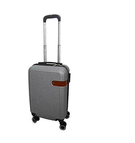 Kit 3 Malas De Viagem + 2 Frasqueira De Luxo Cinza