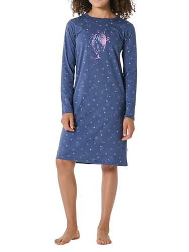 Schiesser Mädchen Langarm-Horse World Nachthemd,...