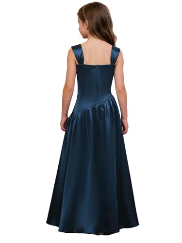 Robe de soirée pour jeunes filles asymétrique chic pour anniversaire