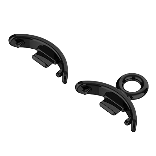 CZhkg Anhänger Lanyard für Xiaomi Mi Band 8 Armband, 2 Armbandanschlüsse, Edelstahl Anhänger Halskettenarmband, Metallverbindungs Befestigungsverbinder für Xiaomi Band 8 Zubehör (schwarz1)