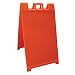 Signicade Portable Sign Stand - outdoor Sidewalk Sign Stand, Color=Orange