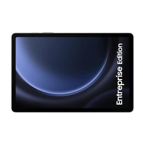 Samsung Galaxy Tab S9 FE, Tablette 10.9'', 5G, 128Go, S Pen inclus, Batterie longue durée, Certification IP68, Anthracite, Entreprise Edition, Version FR
