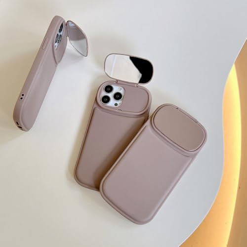 Support portable iPhone 12 Pro étui miroir kaki pour vos sorties - 4
