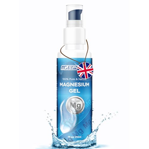 High Absorption Magnesium Gel: 20% More Magnesium Than Oil Sprays. Fast Transdermal Relief for Leg Cramps & Sore Muscles. Less Itch, No-Sting Dead Sea Formula. 210CC - 840 Rubs - Made in UK