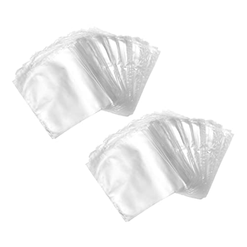 NAMOARLY 200pcs Plastic Film Clear Adhesive Stickers Shrinkable Film Heat Shrink Films Waterproof Laminating Film Shrink Heat Sealer Laminating Films Shrink Film