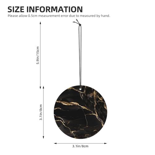 Black Gold Marble hojas aromatizantes para auto miniatura 4