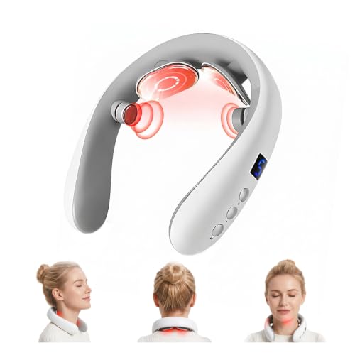 Neck Massager with Heat Cordless Protable for Pain Relief for Women