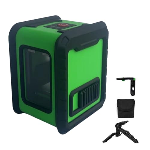 Niveau laser vert en caoutchouc robuste avec son format cube compact