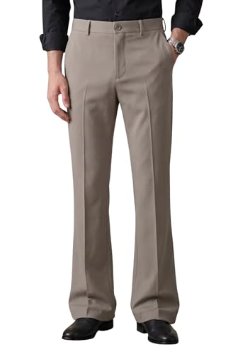 Image of Men's Trendy Bootcut Trousers - Modern Flared Fit | Premium Formal Pants
