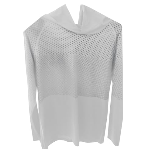 Men's Fishnet Sheer Mesh Long Sleeve Hoodie Pocket Front Hooded Sweatshirt Clubwear2